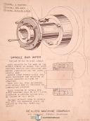 Devlieg-Devlieg 3B-48 3H 4H 5H, Spiromatic Jigmil Machine, Install & Parts Manual 1960-2B-3B-3B-48-3H-4H-5H-03